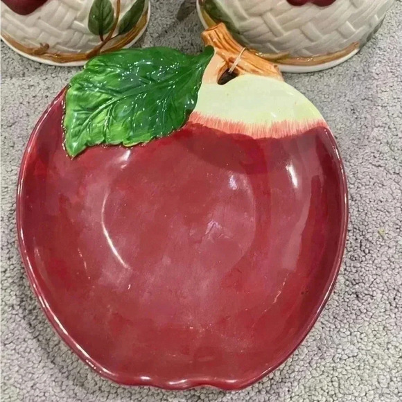 Apple kitchen set cookie jar - Picture 6 of 6